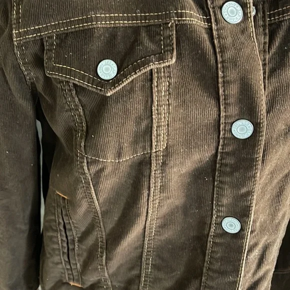Like new! GAP Chocolate Corduroy jacket - Picture 2 of 4
